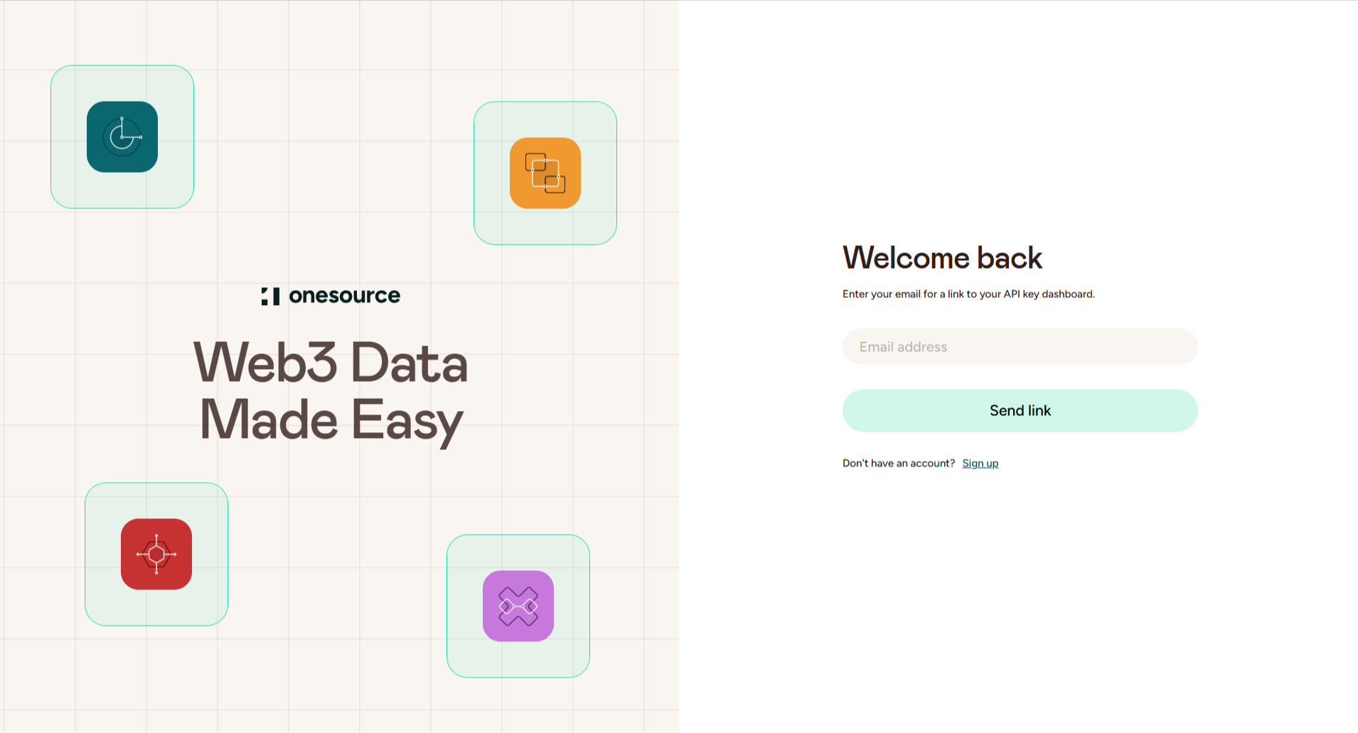 OneSource Sign In Page