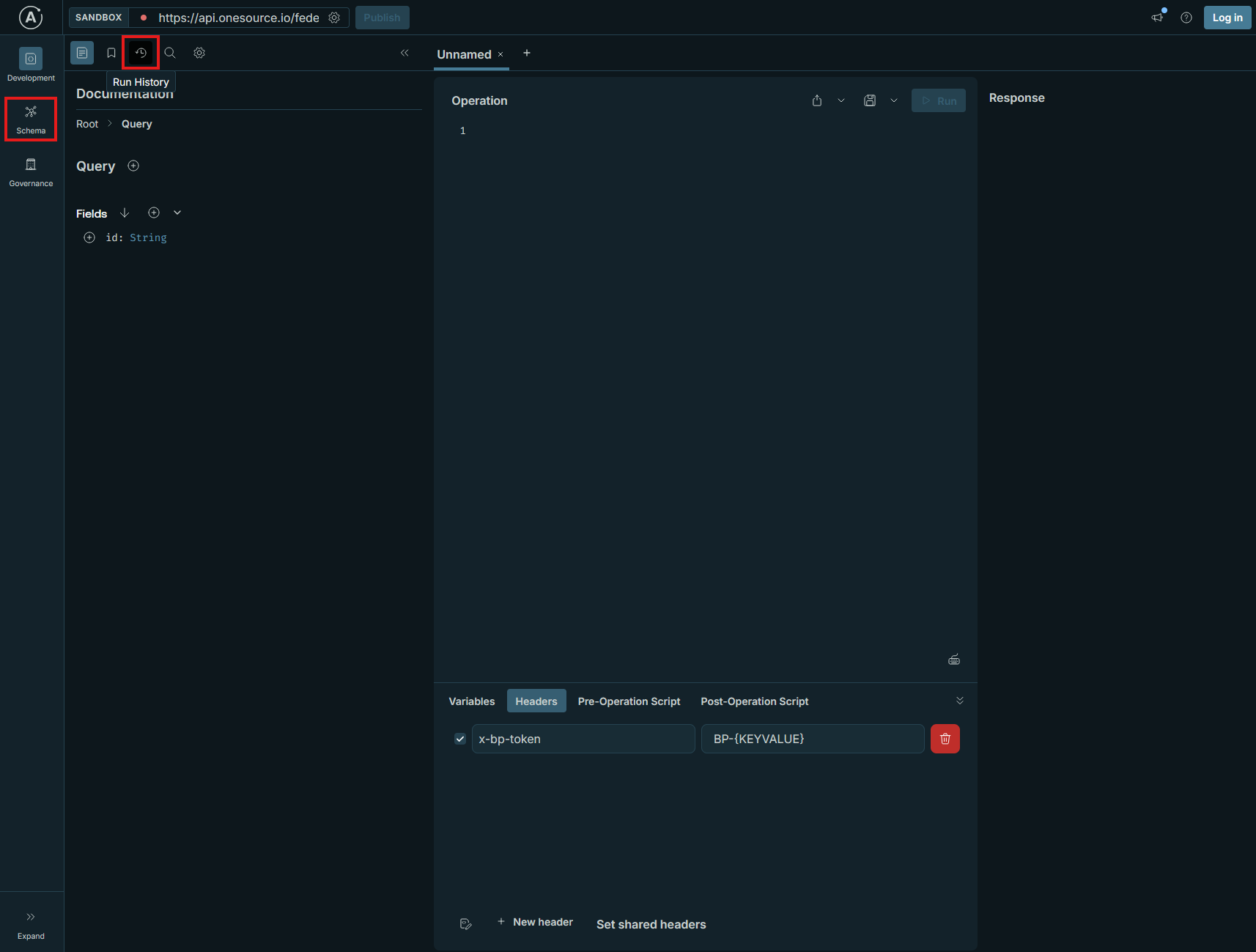 Apollo Sandbox Playground Other Features