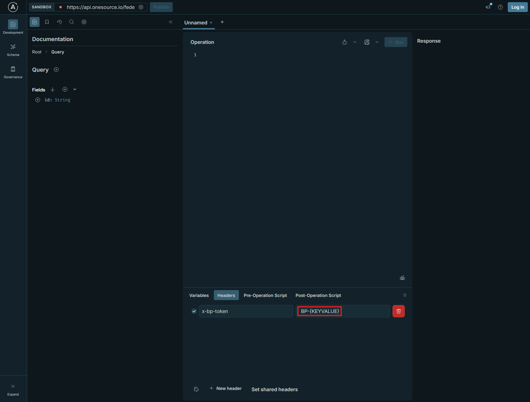 Apollo Sandbox Playground